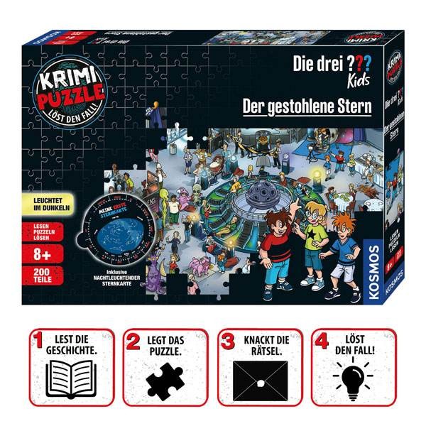 Die drei ??? Kids Puzzle Der gestohlene Stern