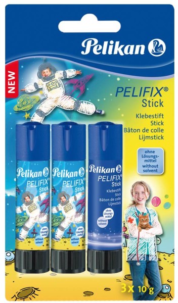 Pelikan Klebestift 3x10g PELIFIX Design, P936M/3/B