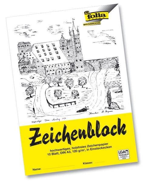 Folia Zeichenblock A3 / 120G extra stark