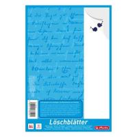 Herlitz Löschblattblock A4 10 Blatt, weiß