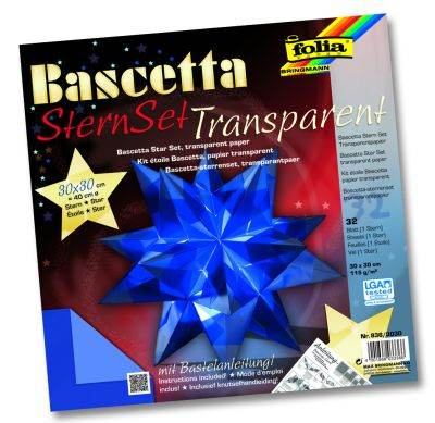 Bastel-Set Bascetta-Stern Blau L
