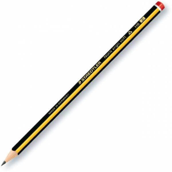 STAEDTLER Bleistift Noris® ergo soft®, HB, gelb-schwarz