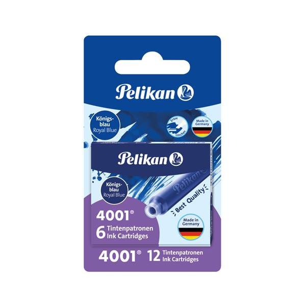 Pelikan Füllerpatronen 4001® königsblau 2 x 6er Set