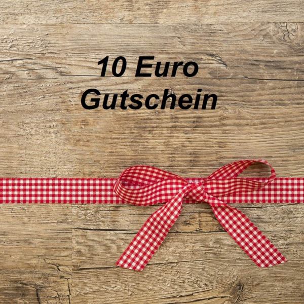 10 Euro Gutschein für Ihren nächsten Einkauf