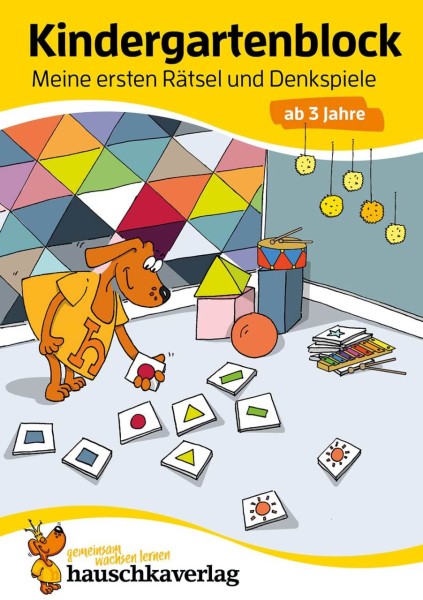 Hauschka Kindergartenblock ab 3 Jahre - Meine ersten Rätsel und Denkspiele